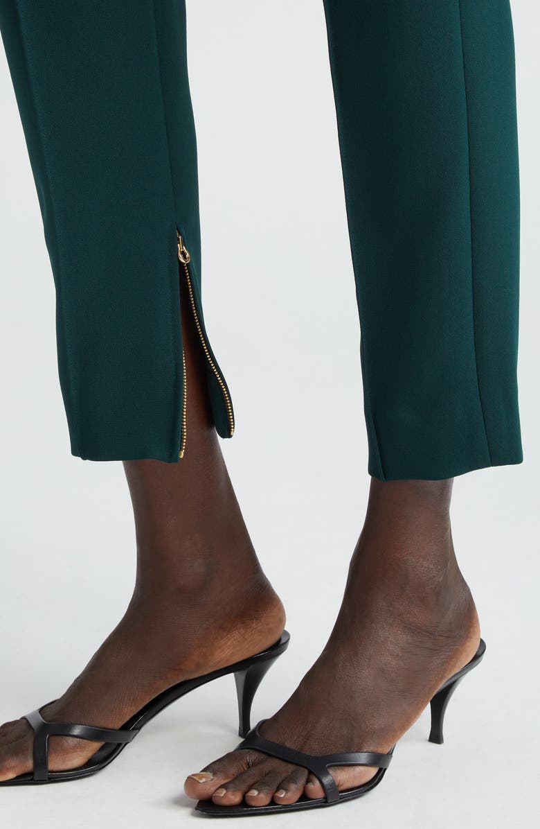 ST. JOHN High Waist Stretch Cady Ankle Pants, Alternate, color, 