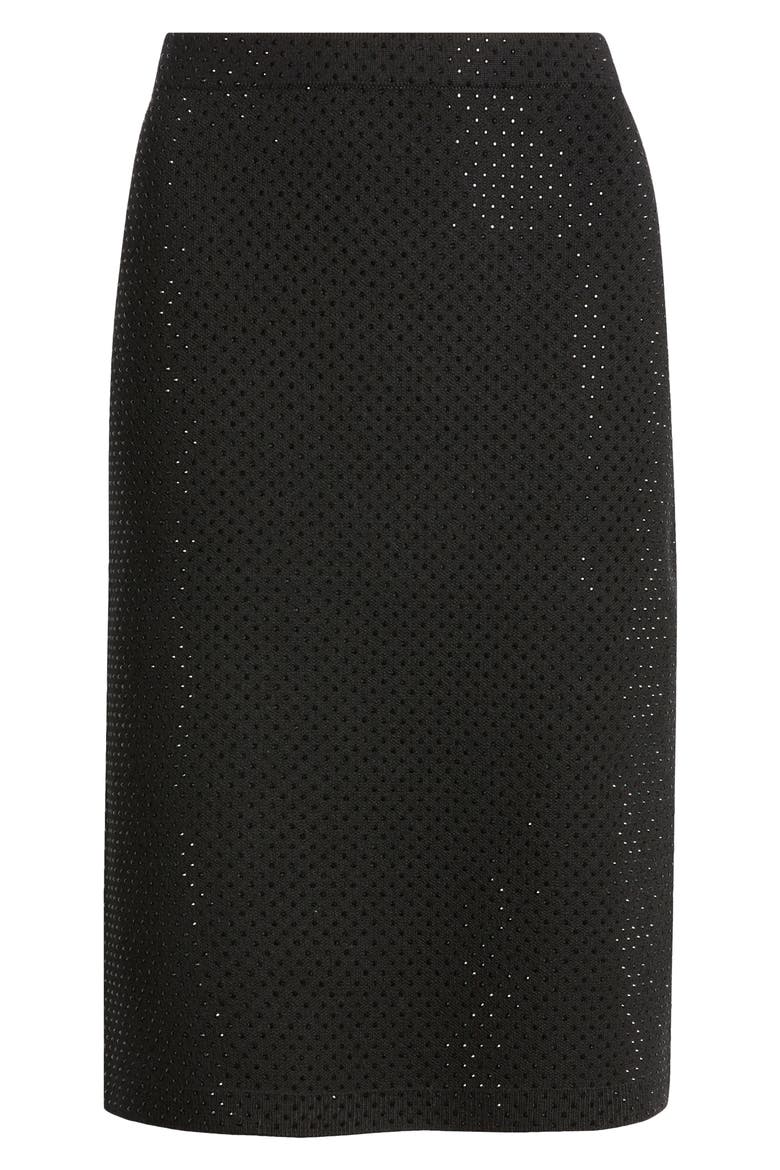 Winslet Beaded Skirt, Alternate, color, BLACK