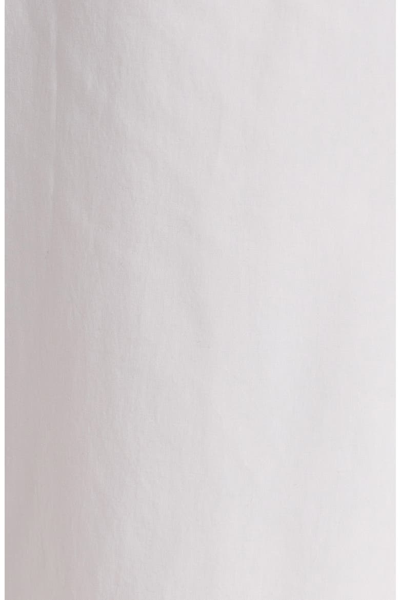 Stretch Cotton Poplin Wide Leg Ankle Pants, Alternate, color, CHALK