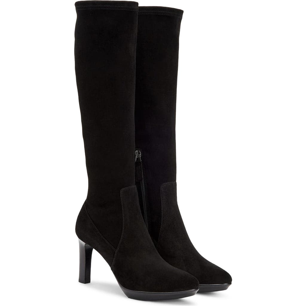 Aquatalia Rhumba Weatherproof Knee High Boot In Black