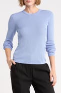 G/FORE Rib Knit Fitted Crewneck Tee