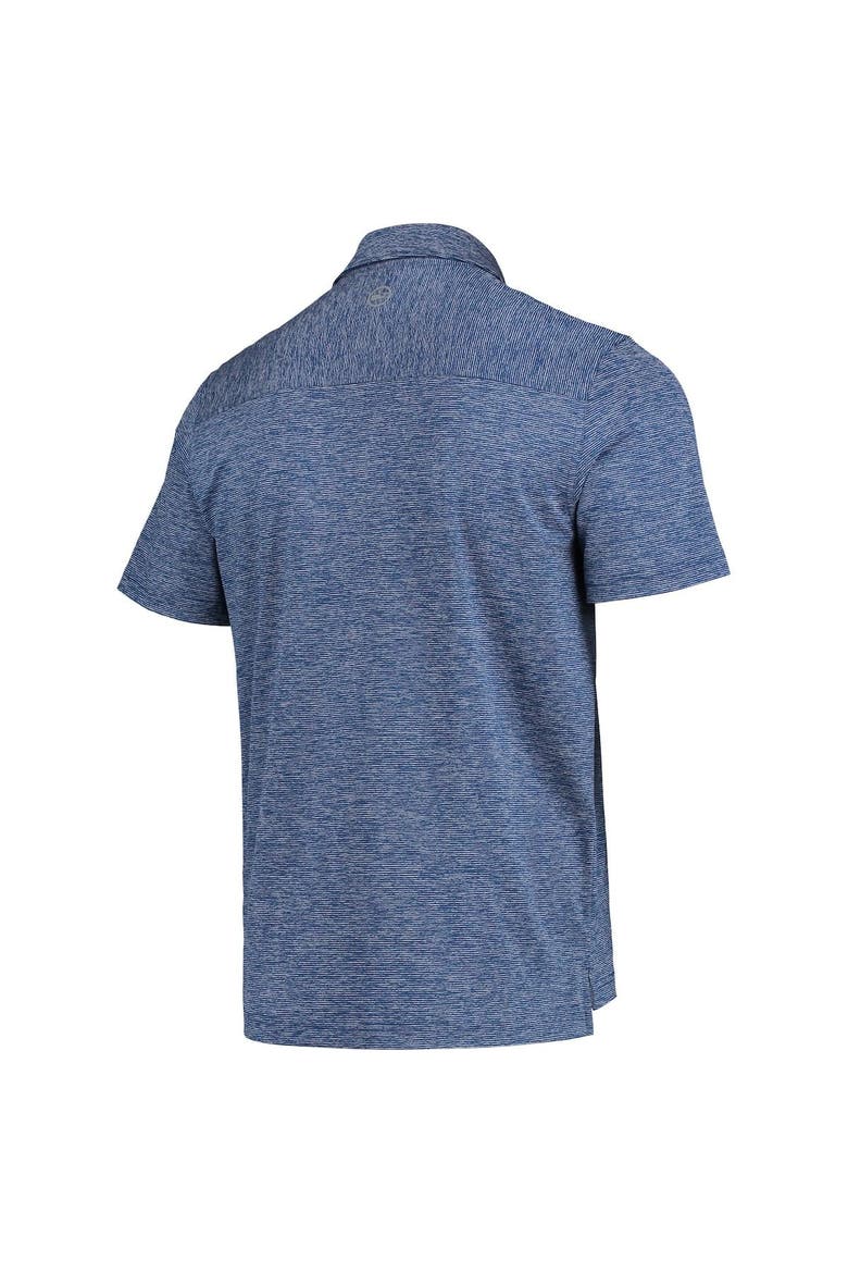 Men's Vineyard Vines Deep Sea Blue Seattle Kraken Destin Stripe Polo, Alternate, color, Navy