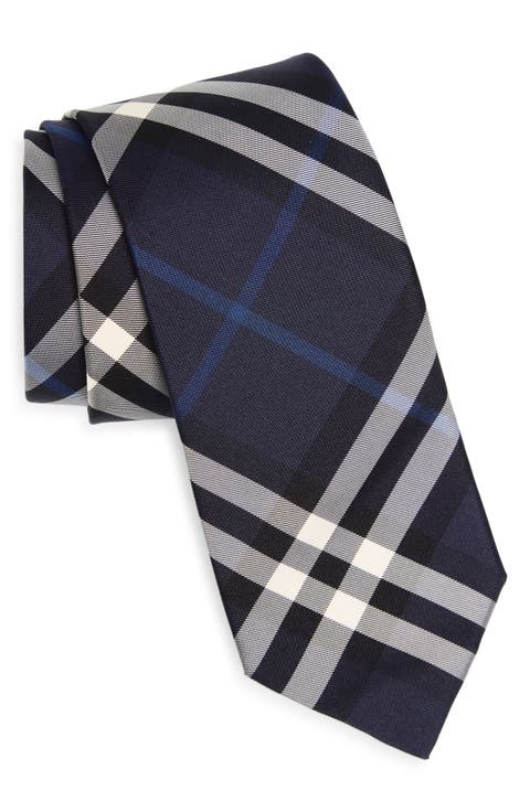 Manston Check Silk Tie