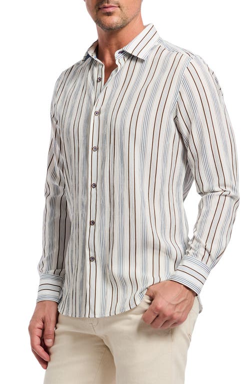 Robert Graham Stamford Cotton Stretch Classic Fit Button Down Shirt