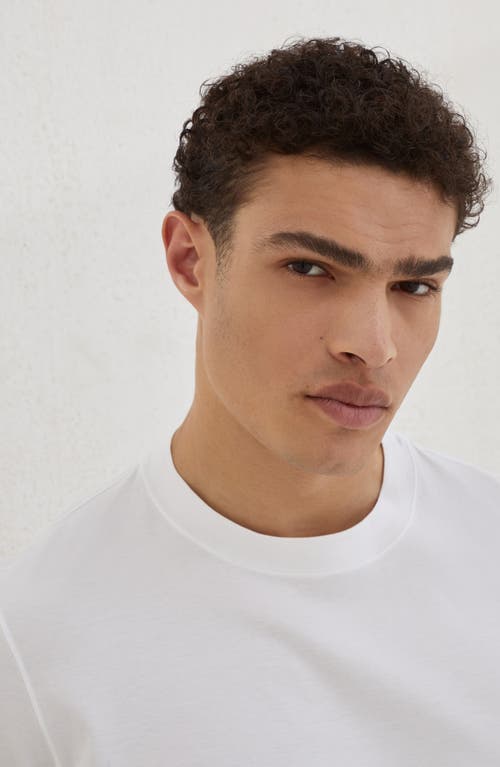 Brunello Cucinelli Crew-neck T-shirt In White