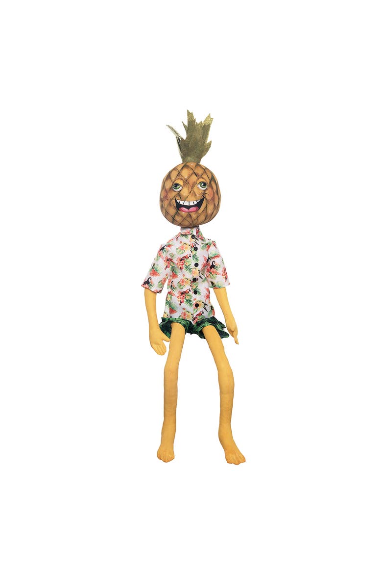 Perry Pineapple Joe Spencer Gathered Traditions Figurine, Main, color, Orange