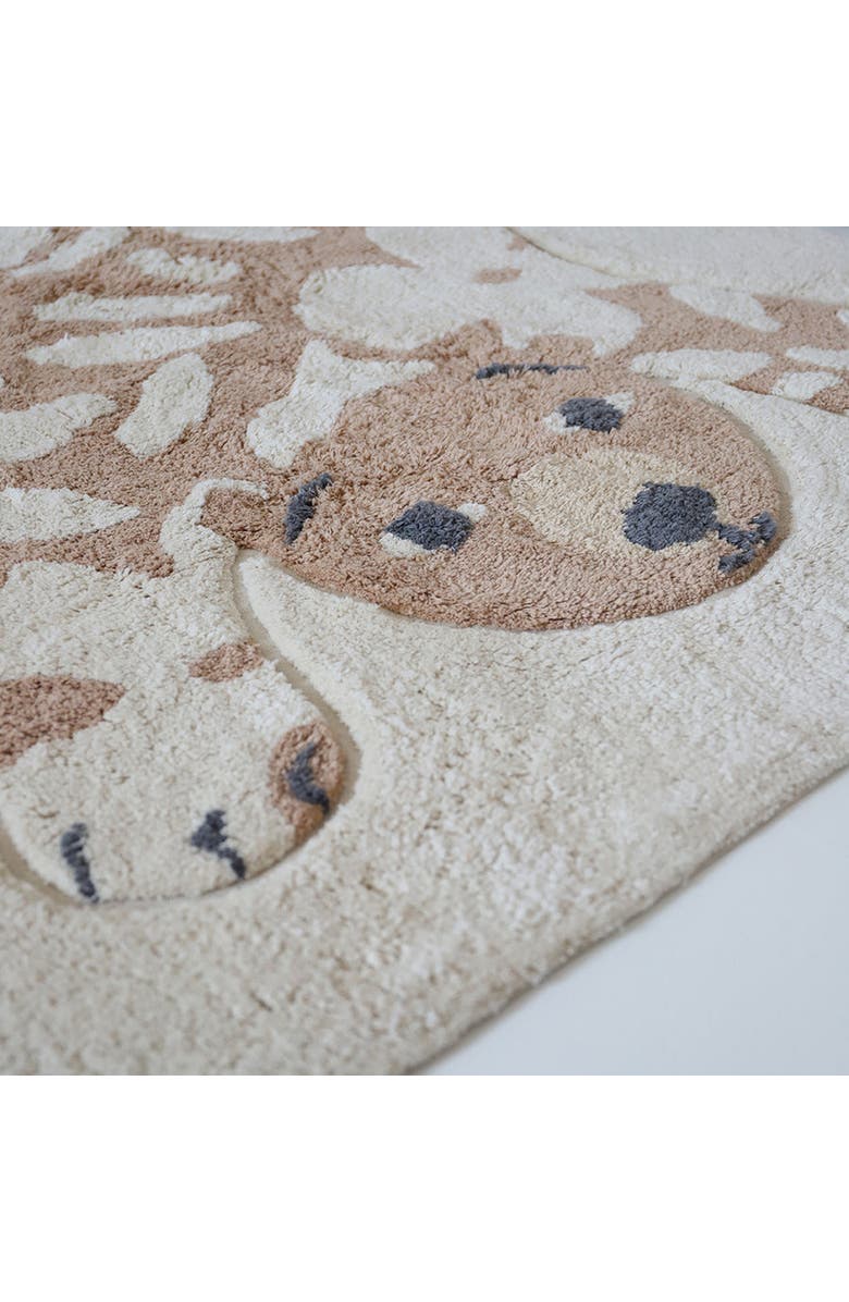 Nattiot Flowerbear Rug, Alternate, color, Multi
