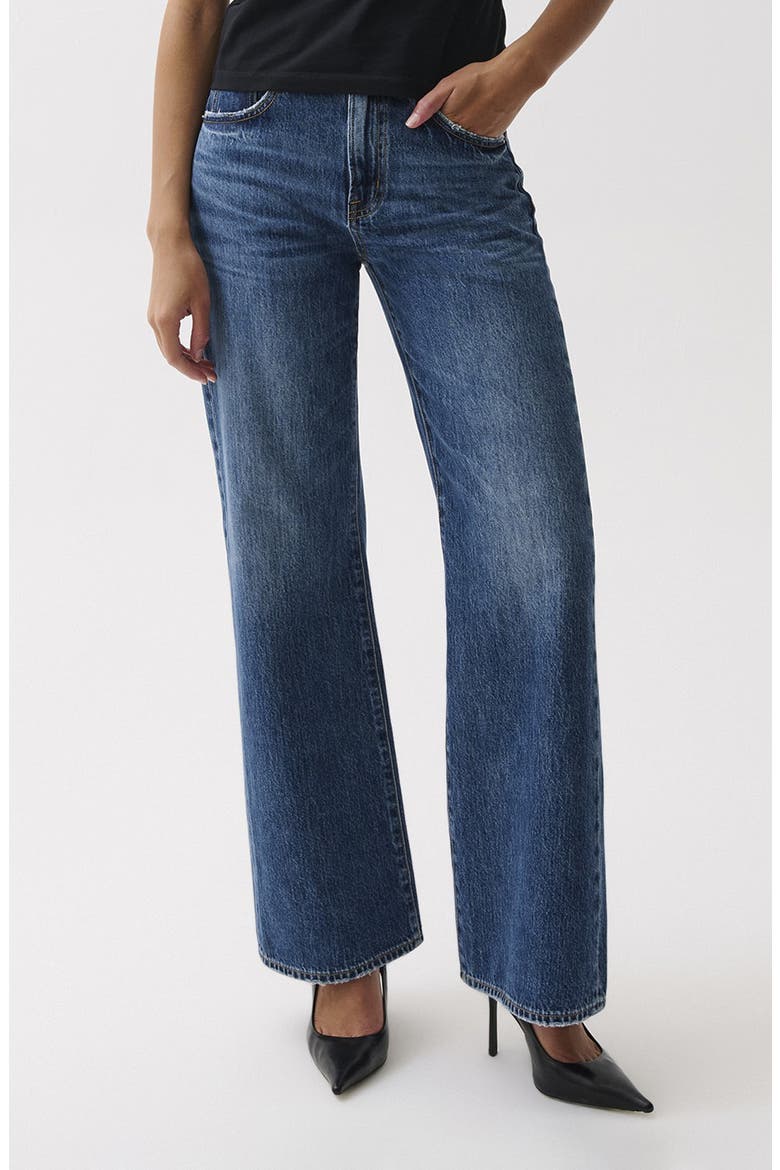 Larsen High Waist Wide Leg Jeans, Main, color, DARING