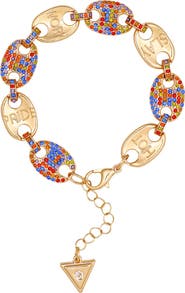 GUESS Crystal Mariner Chain Bracelet