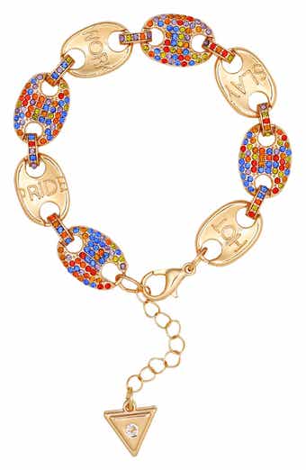 GUESS Crystal Mariner Chain Bracelet