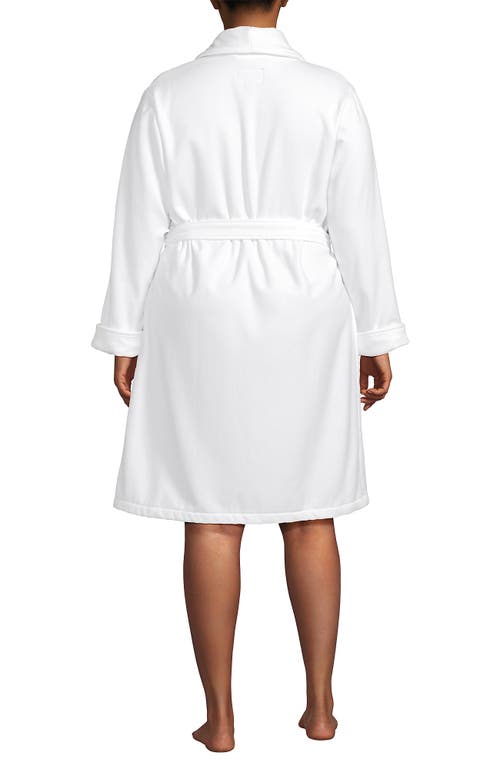 LANDS' END LANDS' END COTTON TERRY KNEE LENGTH SPA BATH ROBE