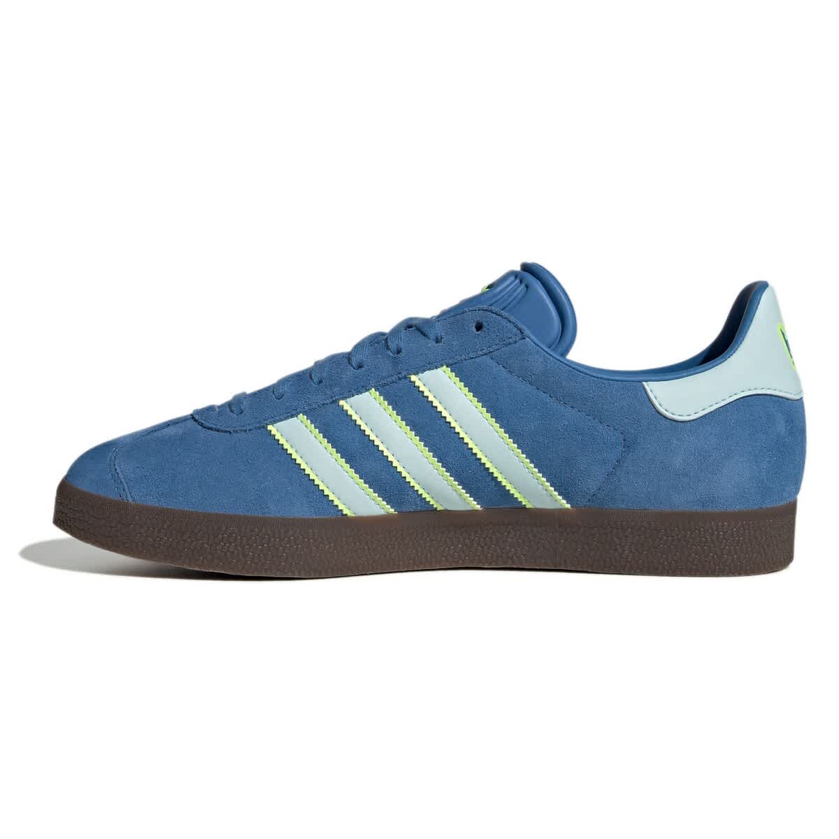 adidas Men's adidas  Blue/Mint Charlotte FC 2025 Jersey Hook Third Gazelle Shoes, Main, color, Blue