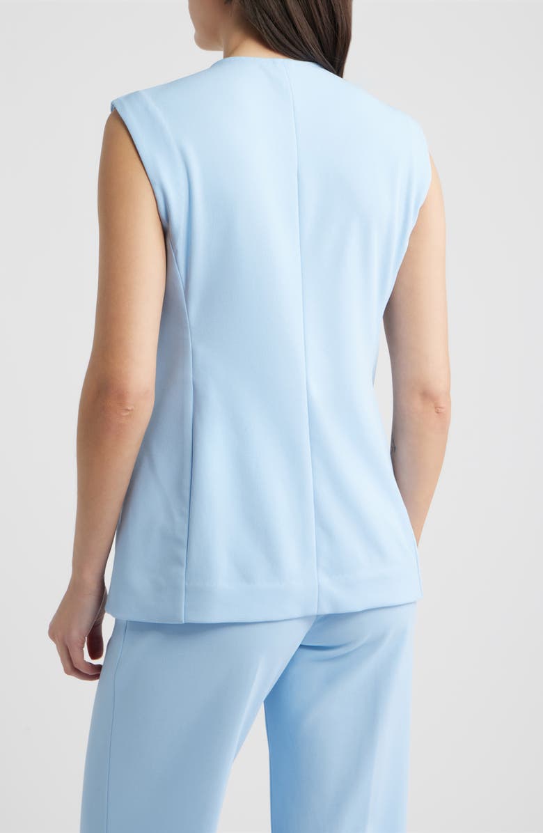 Anne Klein Button-Up Four-Pocket Vest, Alternate, color, Lakeshore