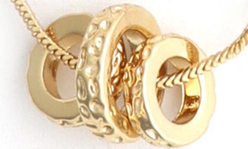 Panacea Tennis & Barrel Pendant Layered Necklace In Gold