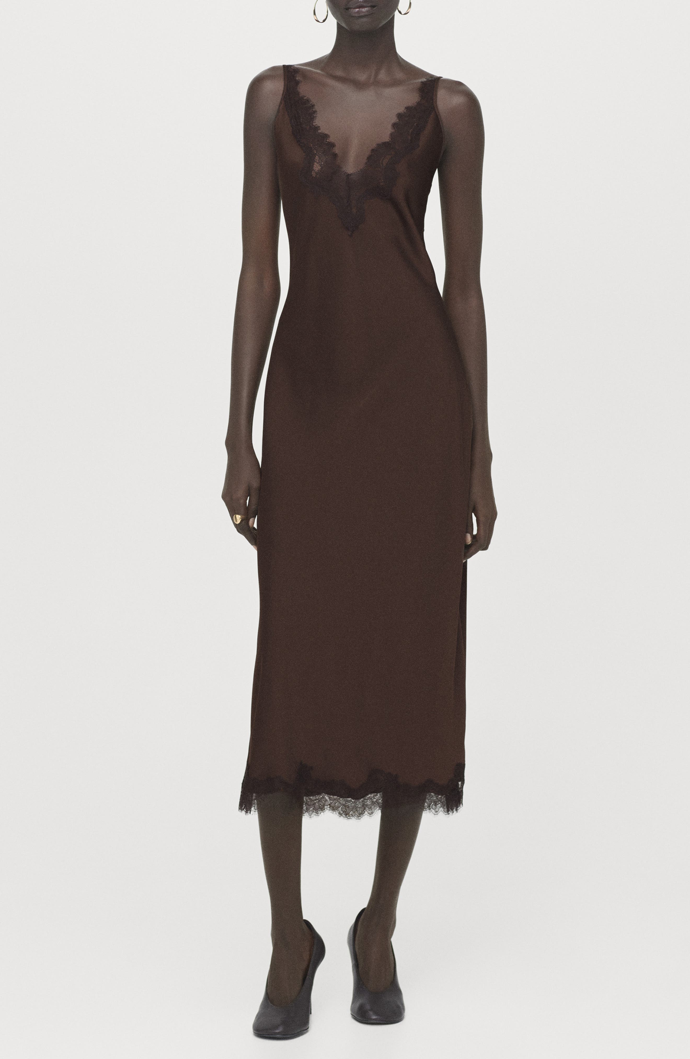 Satin Camisole Midi Dress