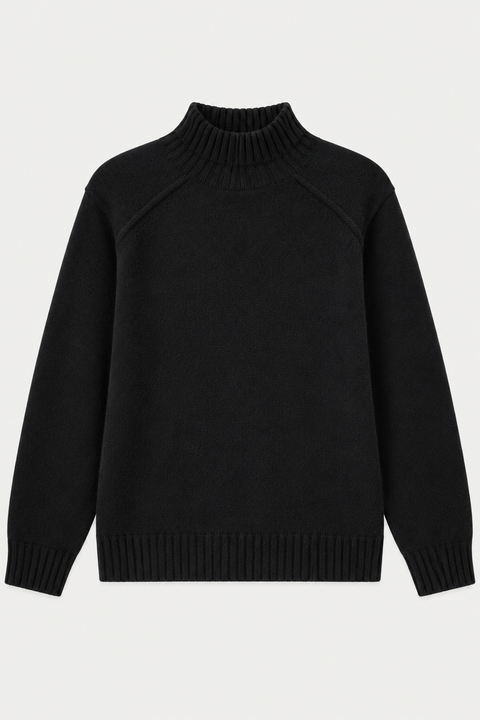 Cashmere Loose-fit Turtleneck Sweater