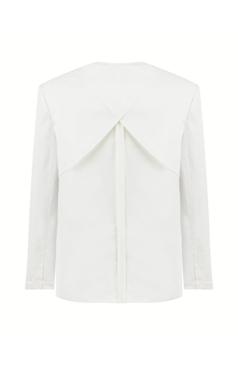 Nocturne Draped Blazer, Alternate, color,