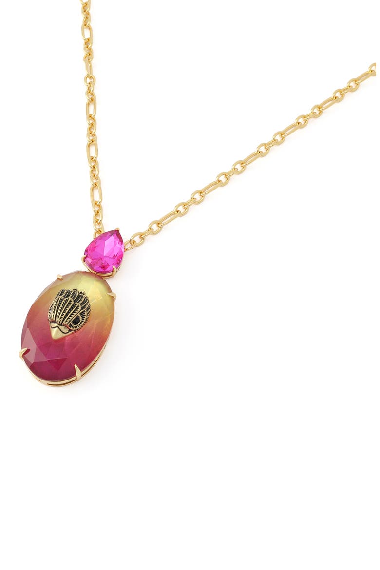 Gemstone Long Pendant Necklace, Alternate, color, PINK MULTI