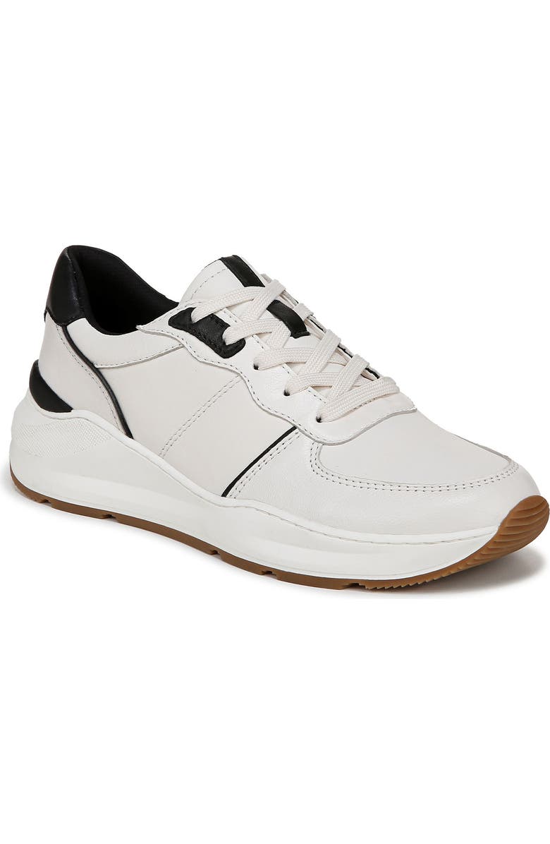 Naturalizer Blossom Sneaker, Main, color, Warm White/ Black