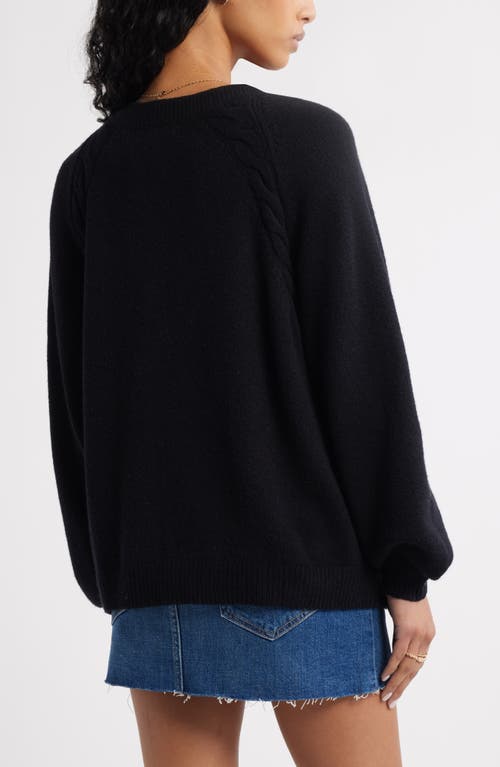 Bp. Relaxed Everyday Cardigan In Black