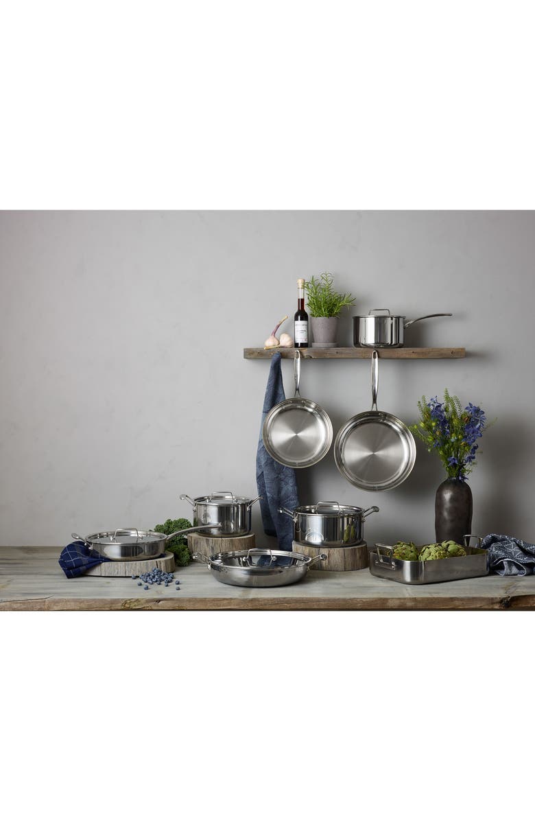 Scanpan Fusion 5 5-Piece Essentials Cookware Set, Alternate, color, Silver