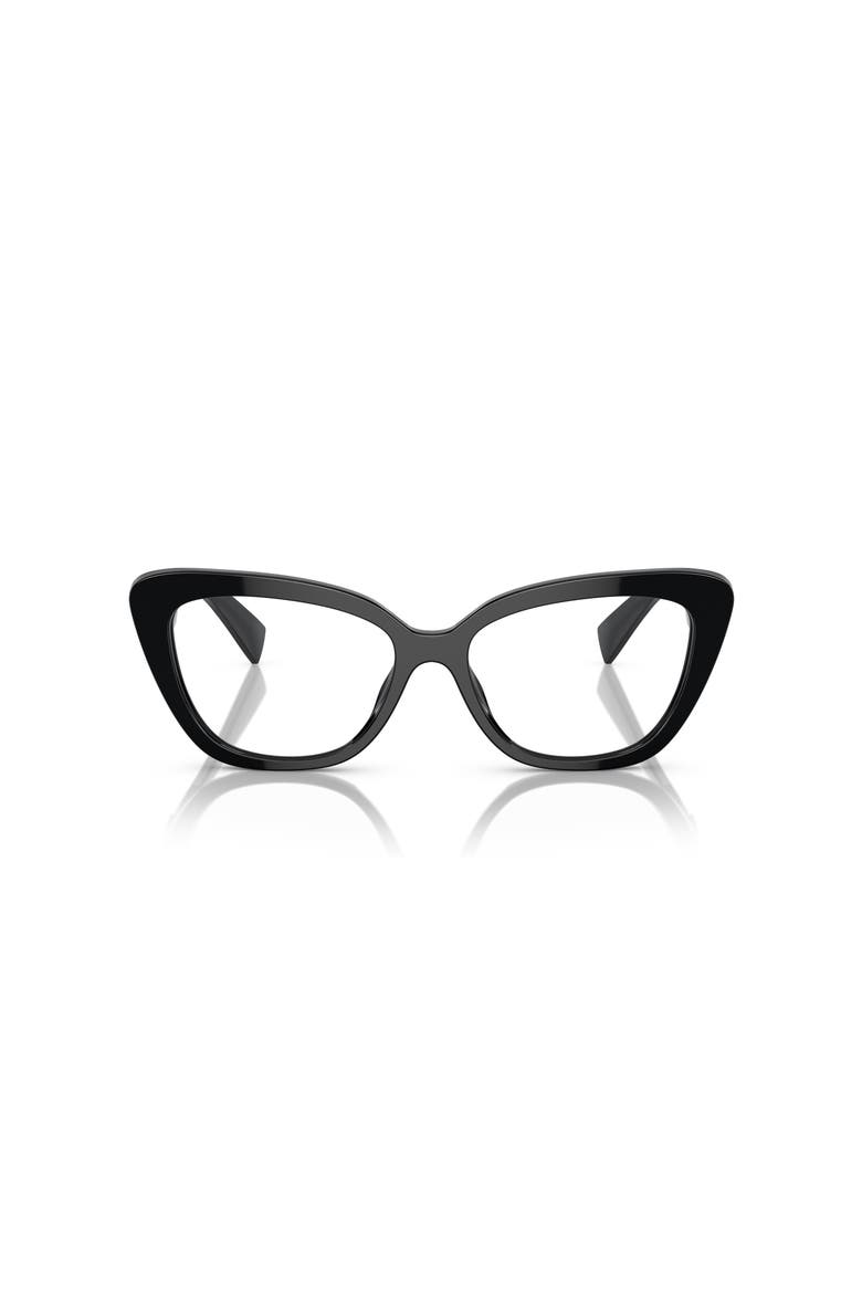 55mm Cat Eye optical glasses, Alternate, color, Black