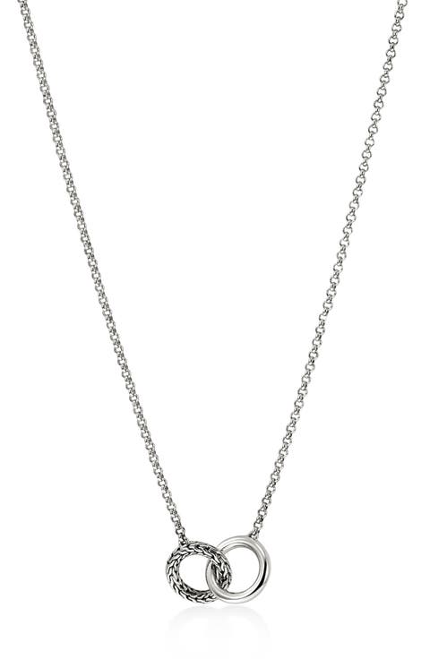 JH Essential Linked Necklace, Gold, Sterling Silver