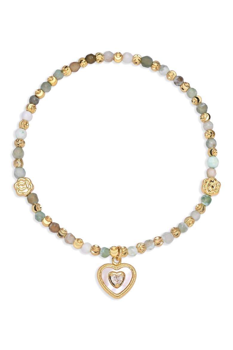 Florence Set of 3 Stretch Bracelets, Alternate, color, GOLD