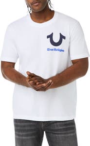 True Religion Tossed Logo Graphic T-Shirt