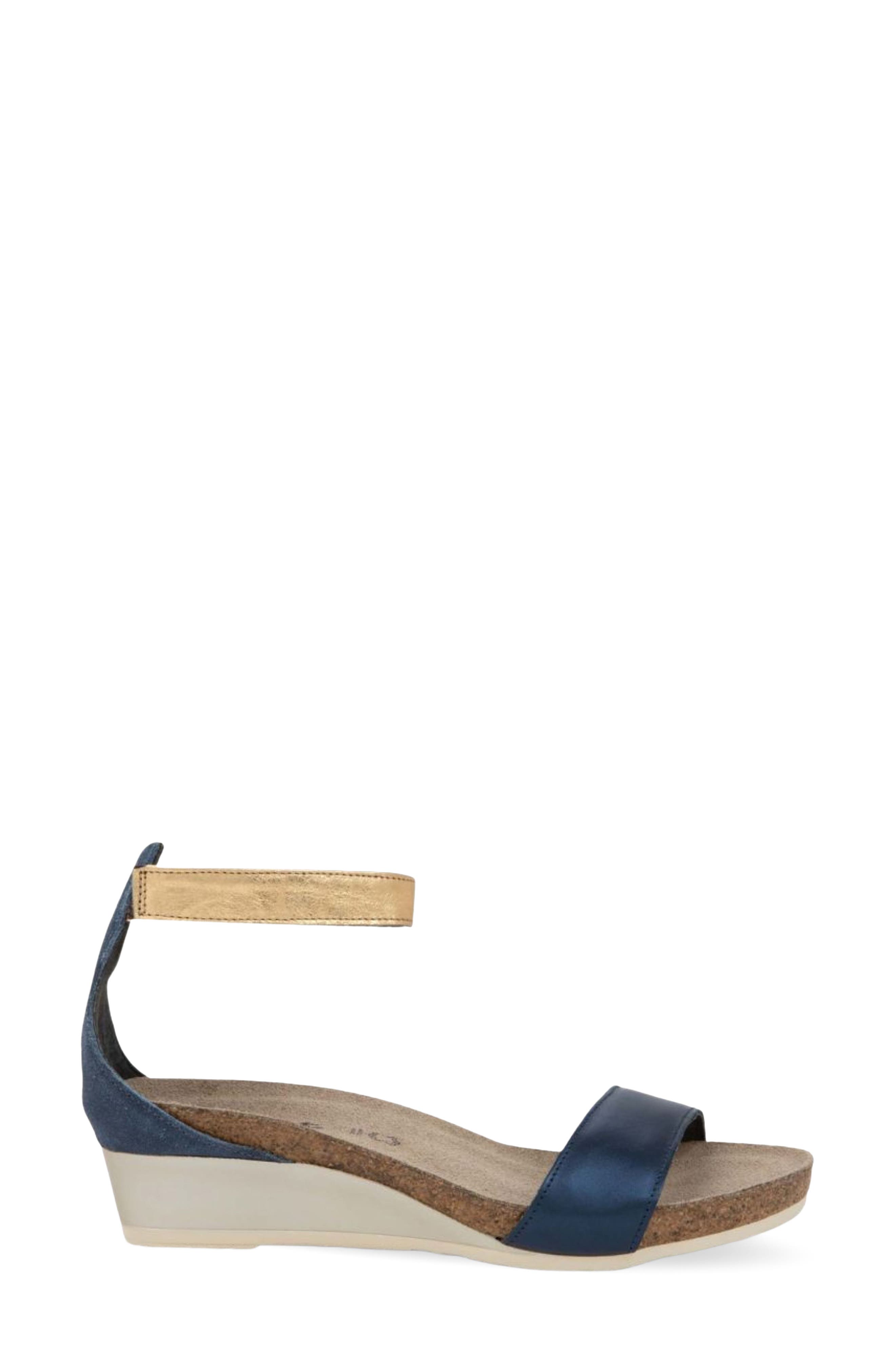 'Pixie' Sandal, Alternate, color, POLAR/ MIDNIGHT/ BRASS
