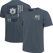 IMAGE ONE Men's Navy Auburn Tigers Comfort Colors OHT Camo Overlay T-Shirt