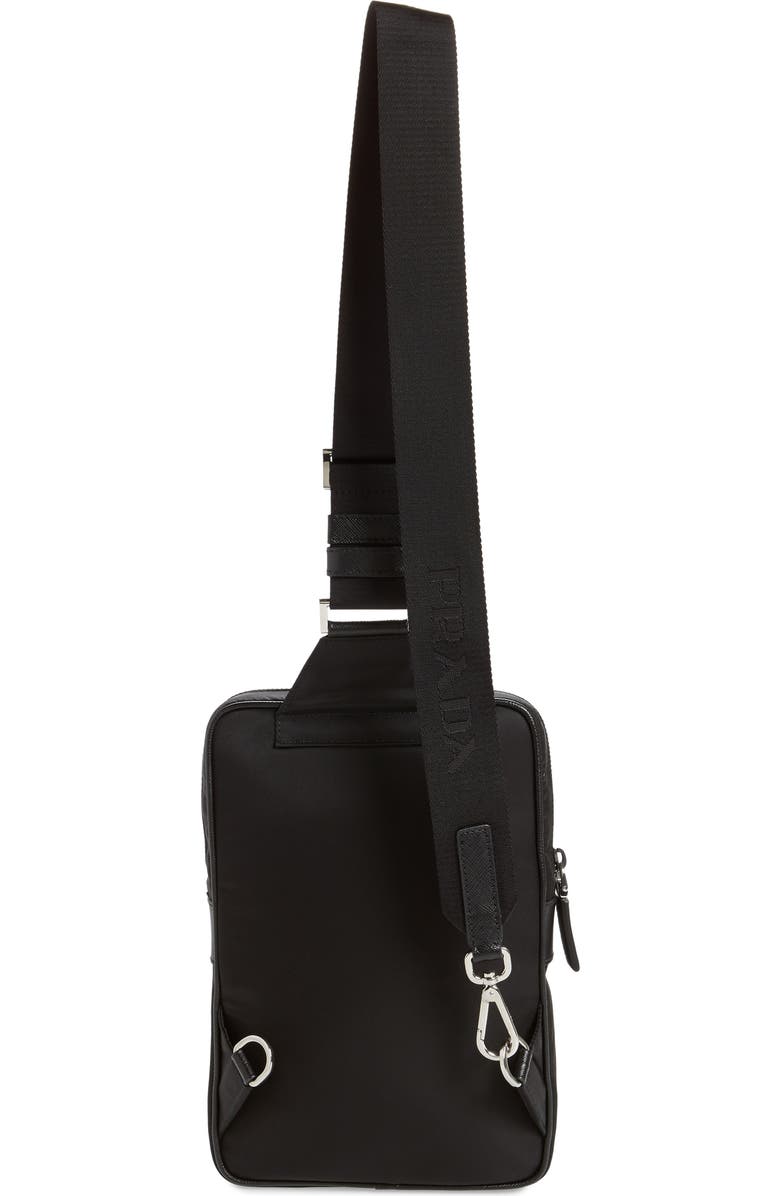 Prada Medium Nylon Sling Bag, Alternate, color,