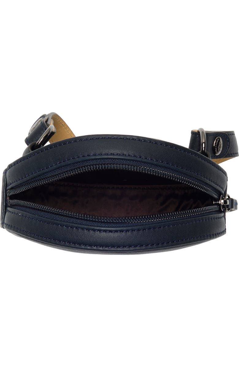 Longchamp Embossed Circular Belt Bag, Alternate, color, Midnight Blue