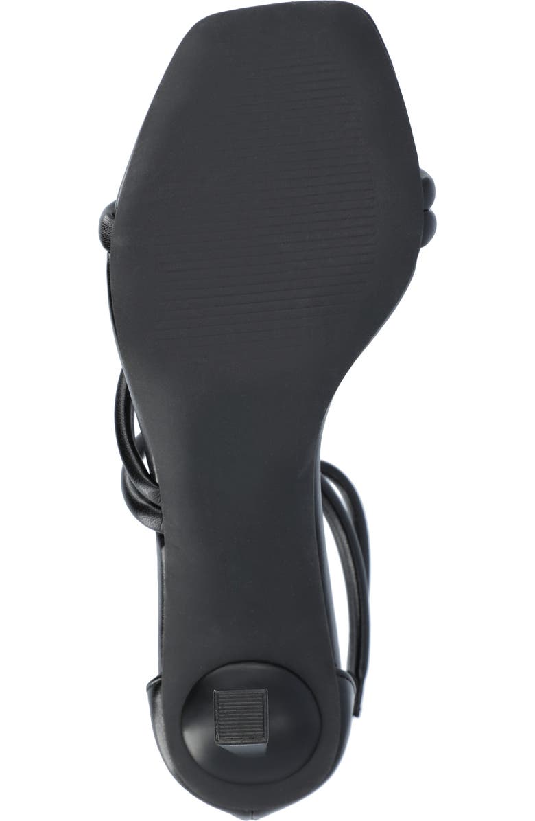 Journee Collection Marza Sandal, Alternate, color, Black