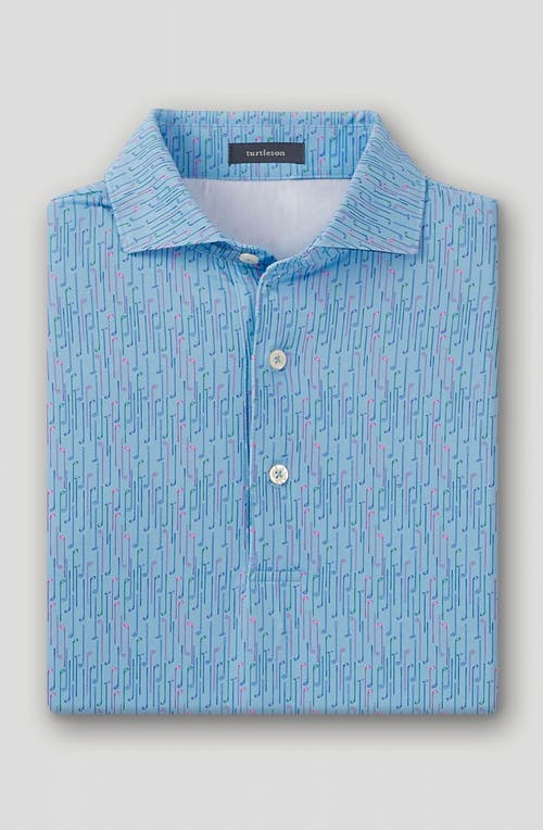 Turtleson Max Performance Polo In Blue