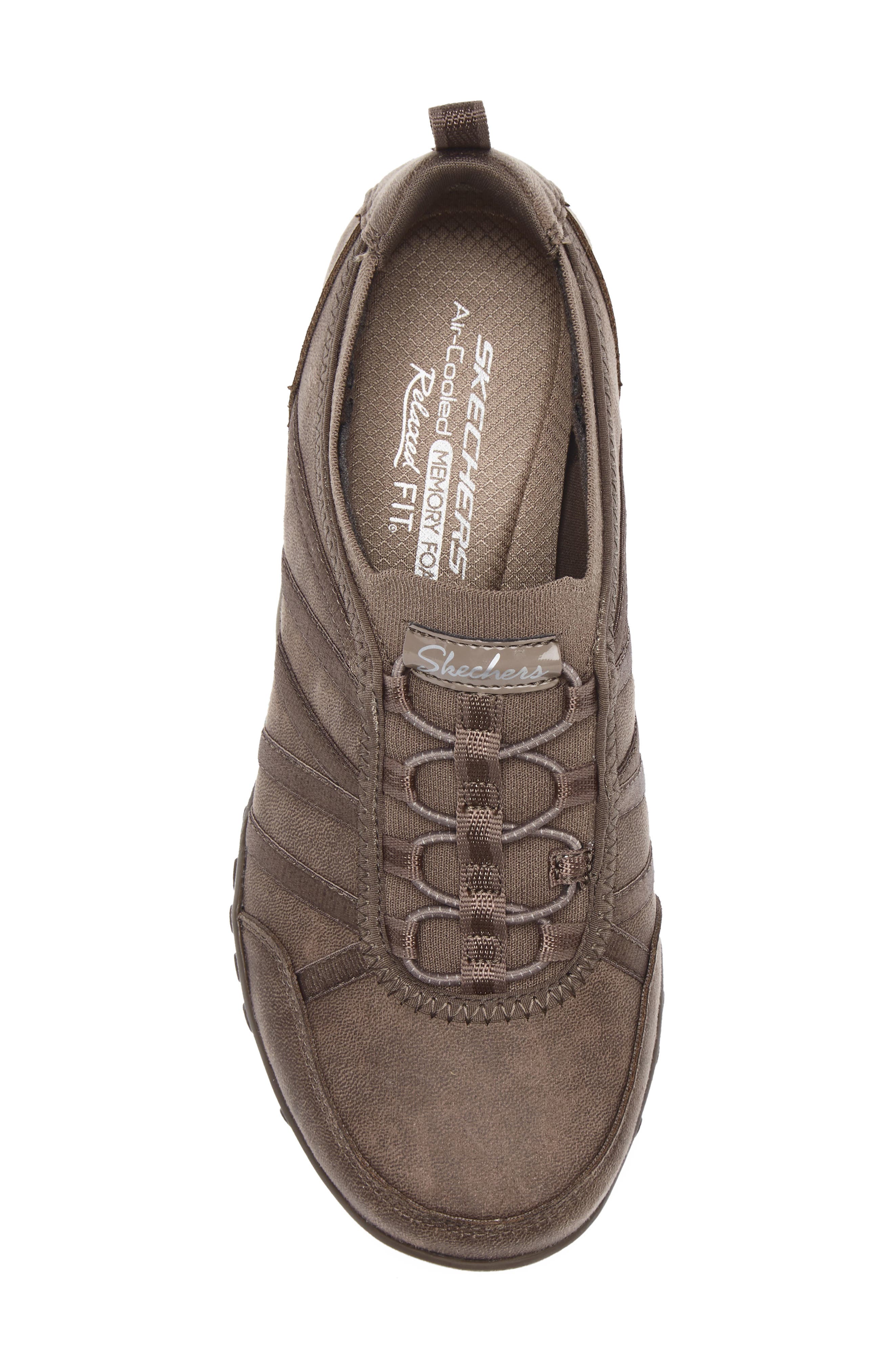 SKECHERS Relaxed Fit<sup>®</sup> Breathe-Easy Sneaker, Alternate, color, Dark Taupe