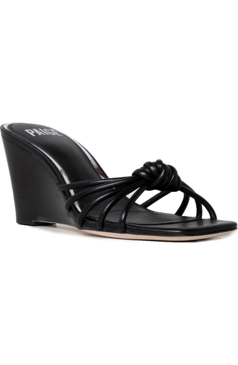 PAIGE Sydney Knot Wedge Sandal, Main, color,