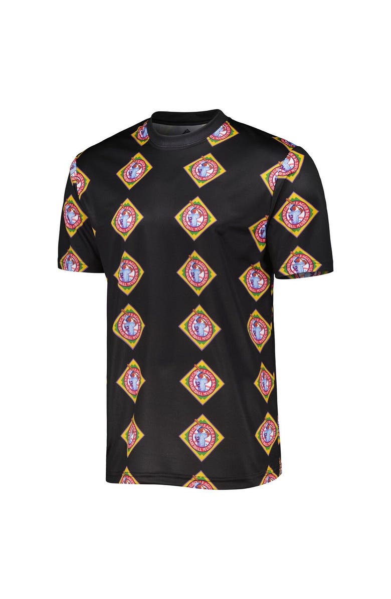 STITCHES Men's Stitches Black Negro League Baseball Sublimated Jersey, Alternate, color, Black