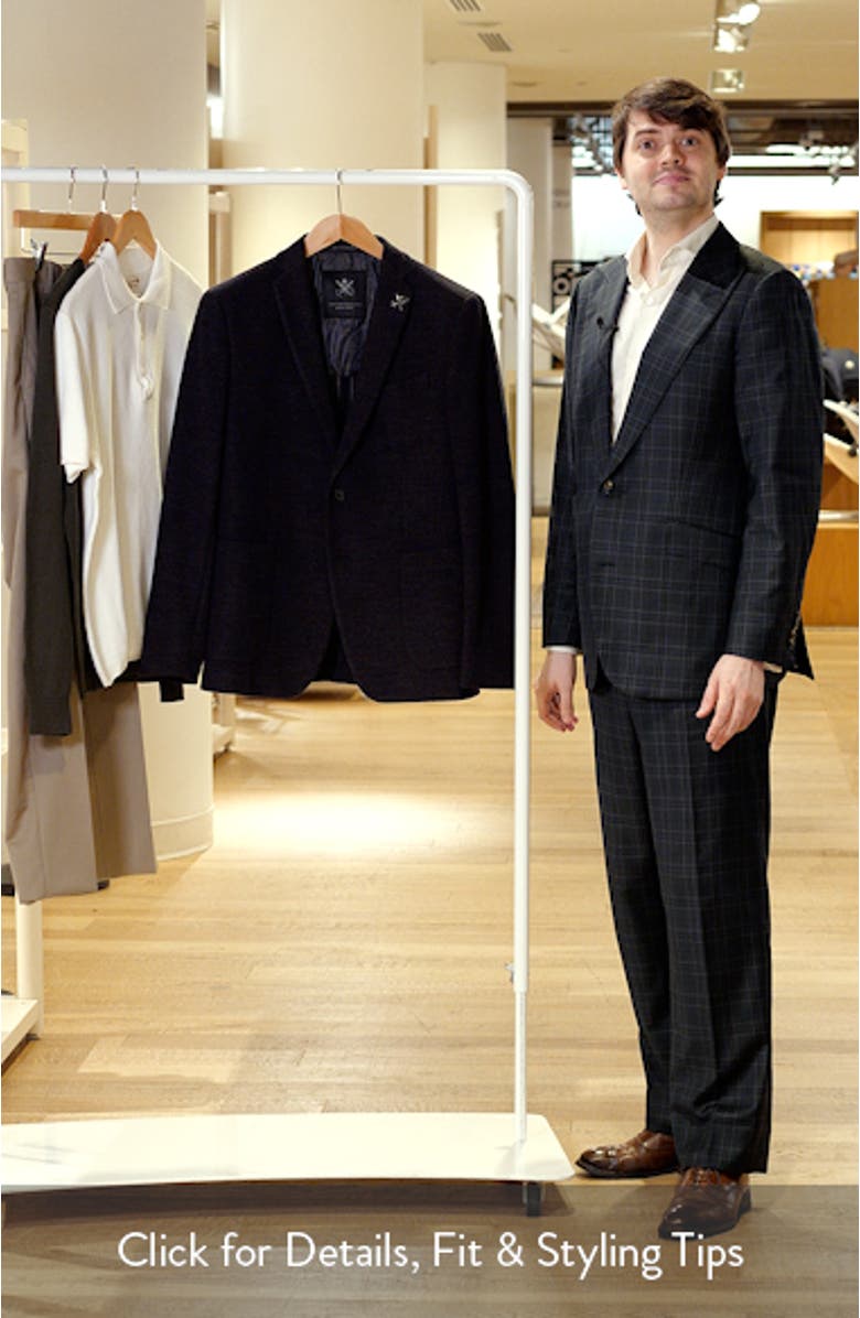 Varick-C Slim Fit Wool Blend Sport Coat, sales video thumbnail