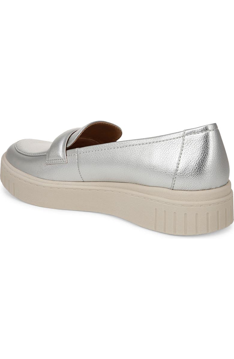 LifeStride Geneva Slip-On Platform Sneaker, Alternate, color, Silver
