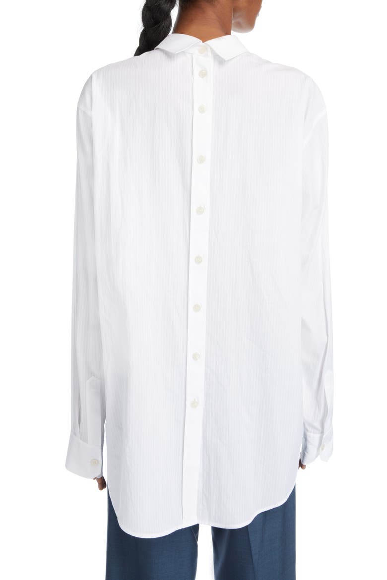 Saffron Fancy Stripe Button-Up Shirt, Alternate, color, WHITE