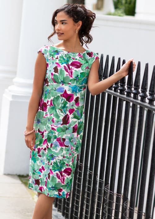 Alie Street London Pippa Shift Dress Petite In Green