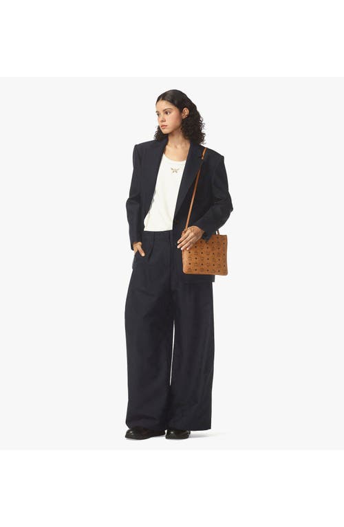 Mcm Crossbody Pouch In Brown