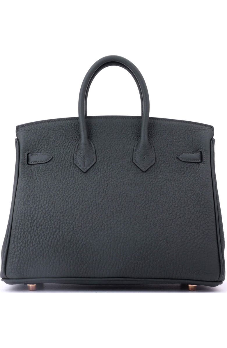 Pre-Owned Hermes Birkin Handbag Green Togo with Gold Hardware 25, Alternate, color, Vert Fonce