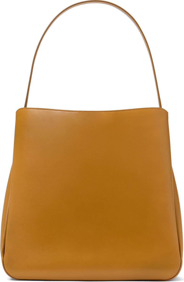 Kate Spade New York large grace leather shoulder bag, Alternate, color, Curry