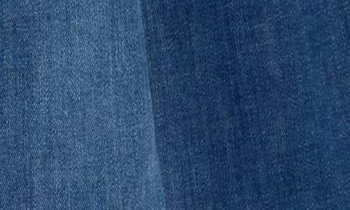 Democracy Pleated Long Denim Shorts In Blue