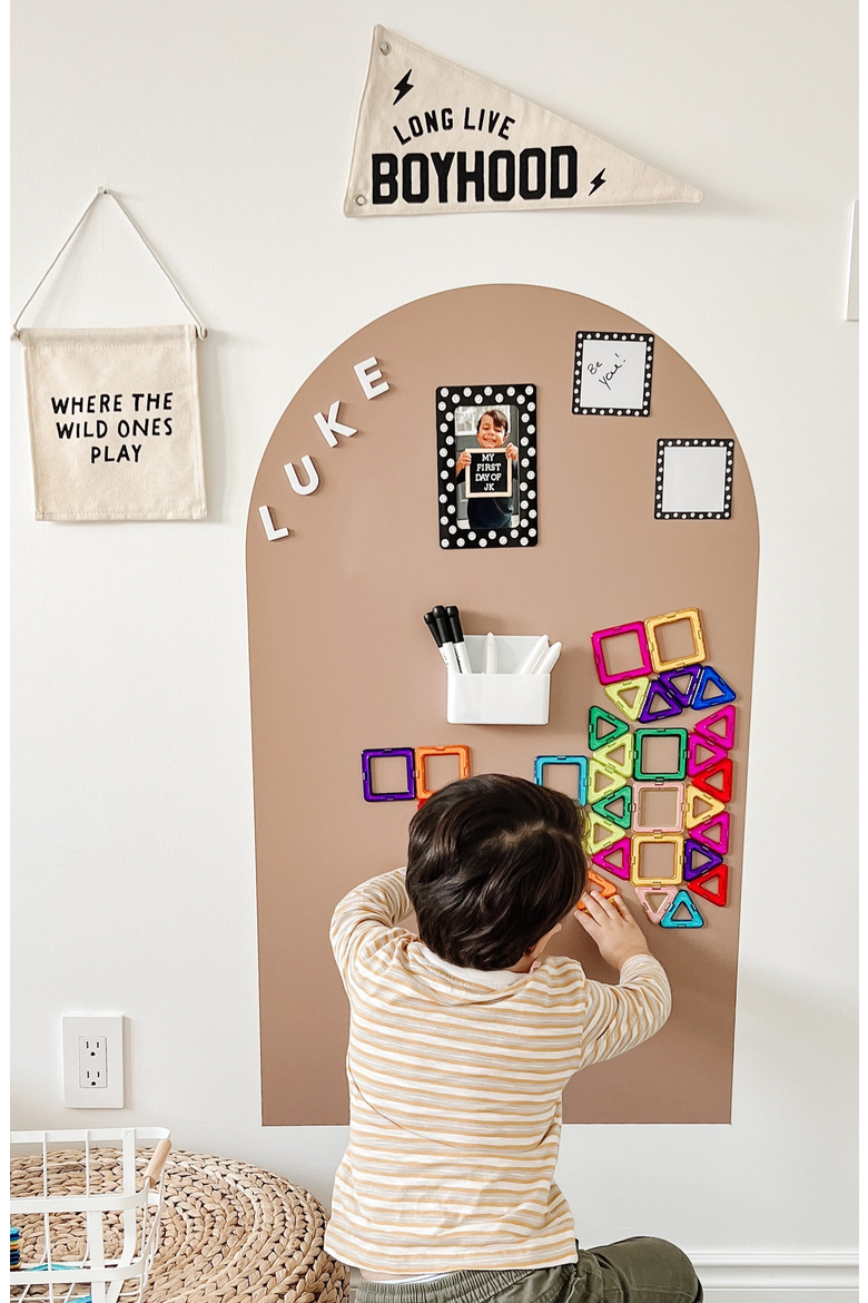 Magic Playwall Magnetic Wall Decal, Alternate, color, Caramel