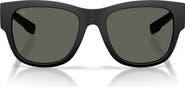 Costa Del Mar Caleta 55mm Polarized Mirrored Square Sunglasses