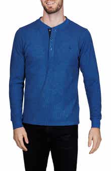 TailorByrd Cozy Waffle Knit Long Sleeve Henley