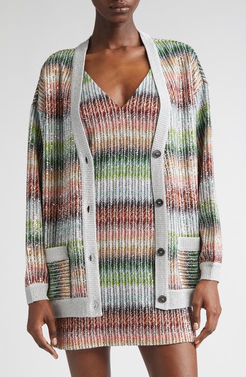 Missoni Metallic Zigzag Cardigan